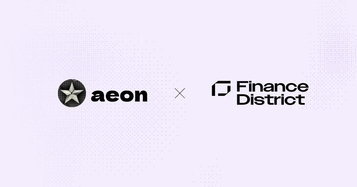 Your aeon agent just got a multichain wallet